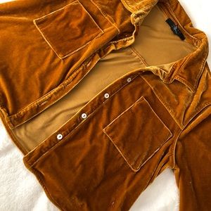 Forever 21 velvet coat